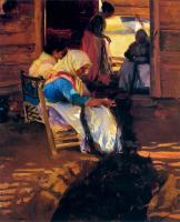 Joaquin Sorolla y Bastida - Mending nets